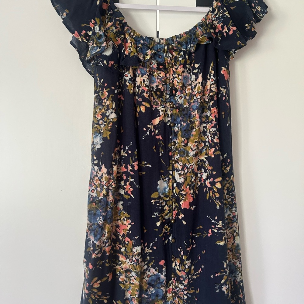 Floral Off-Shoulder Dress